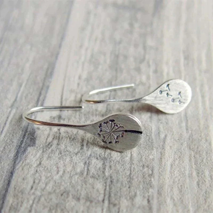 Pendientes de Flores Vintage en Plata 925