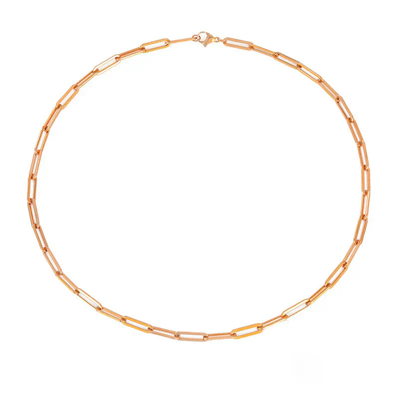 Collar elegante Archen | Oro blanco