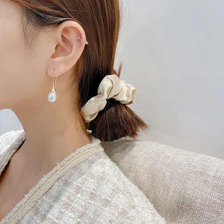 Pendientes de perlas colgantes