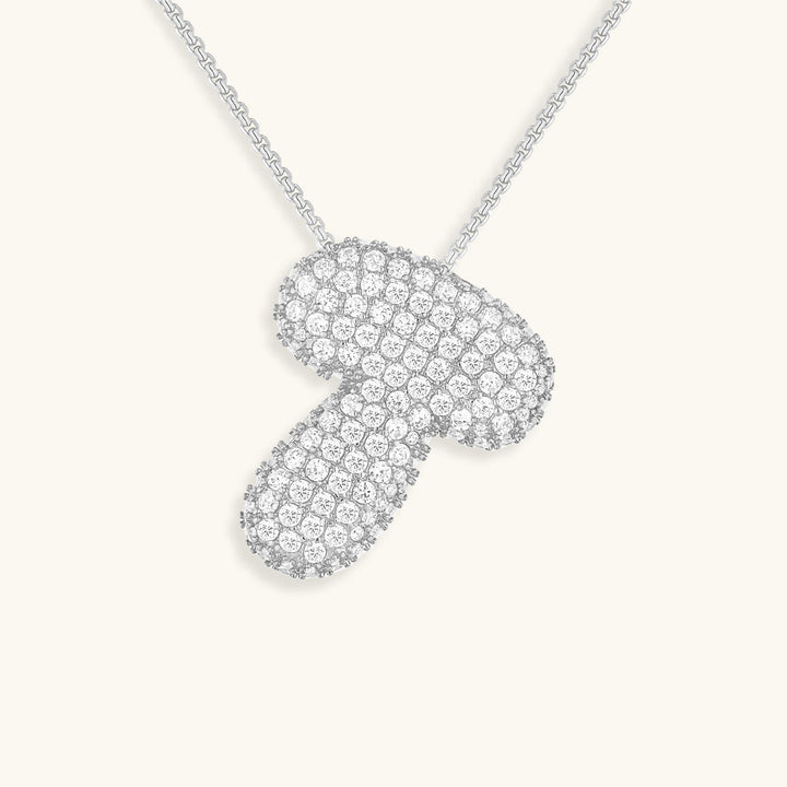 Collar de inicial con burbujas Hailey