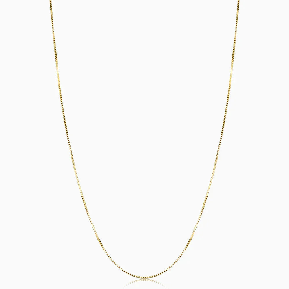 Collar Bodega Box | Oro blanco