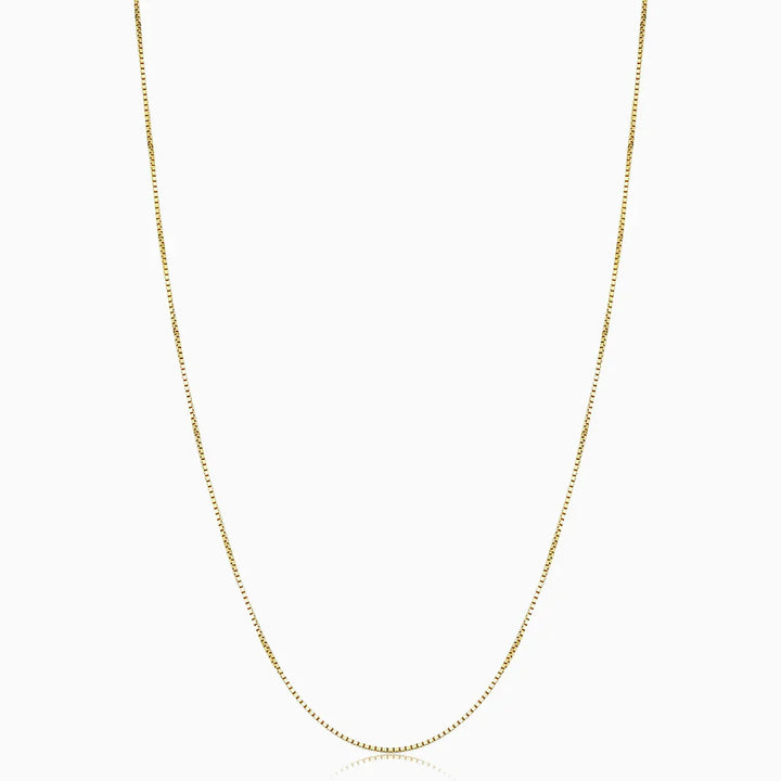 Collar Bodega Box | Oro blanco