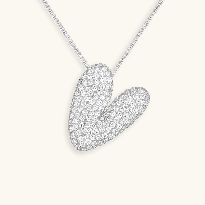 Collar de inicial con burbujas Hailey