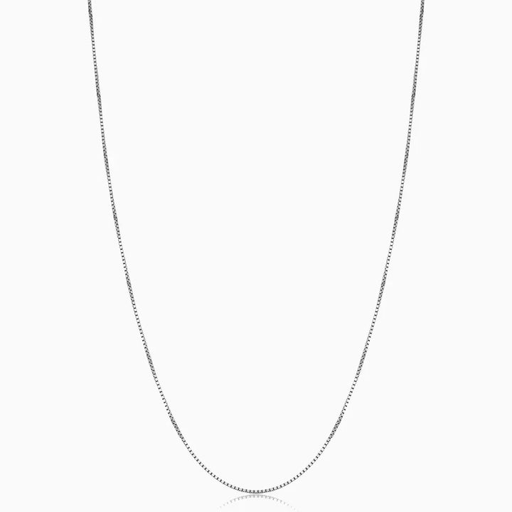 Collar Bodega Box | Oro blanco