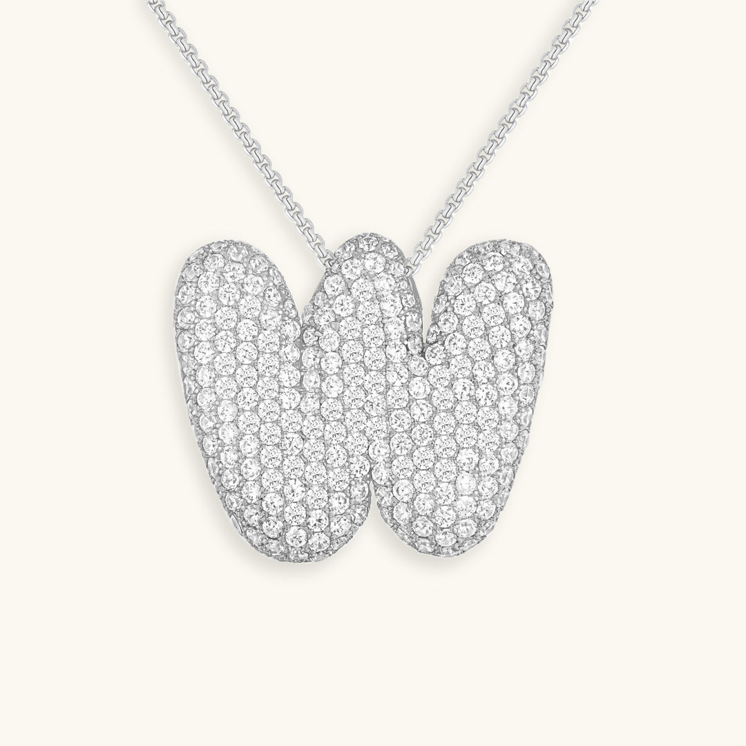 Collar de inicial con burbujas Hailey