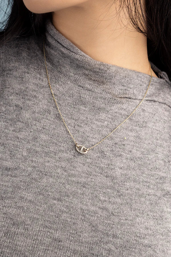 Collar Isla Marina | Oro blanco