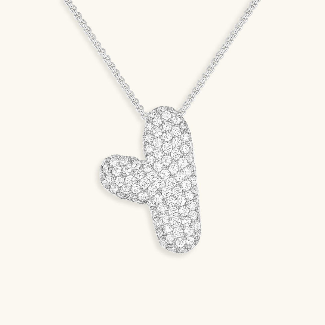 Collar de inicial con burbujas Hailey