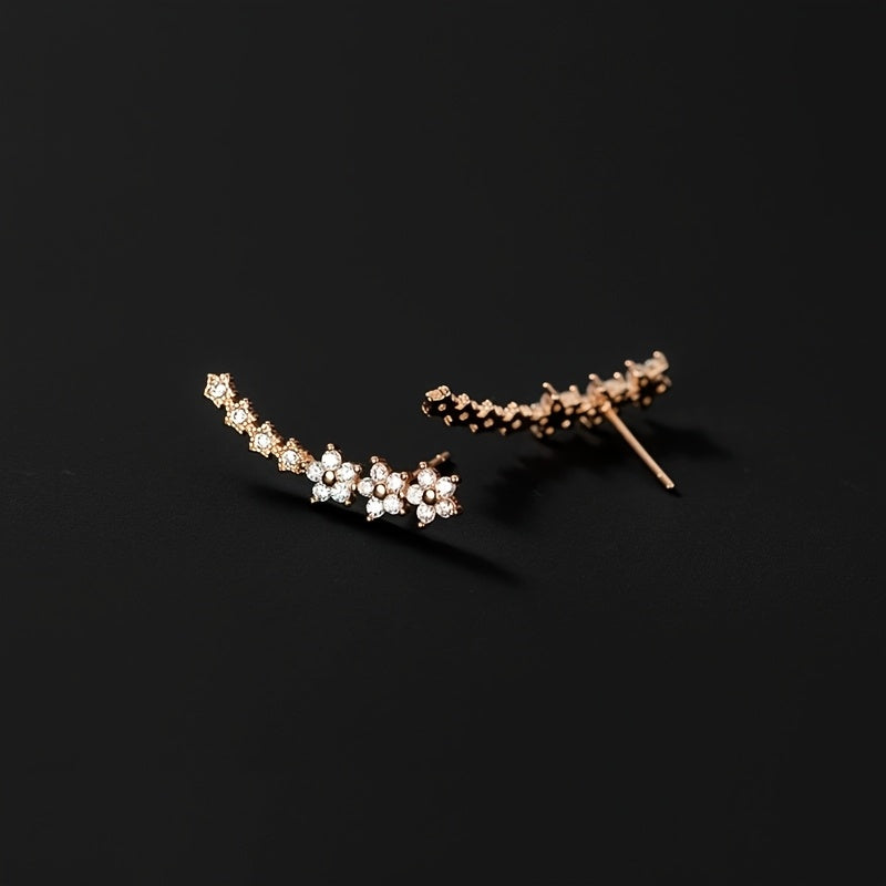 Pendientes de flores atemporales