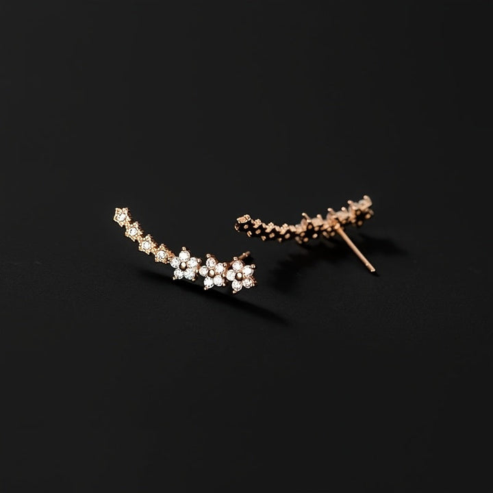 Pendientes de flores atemporales