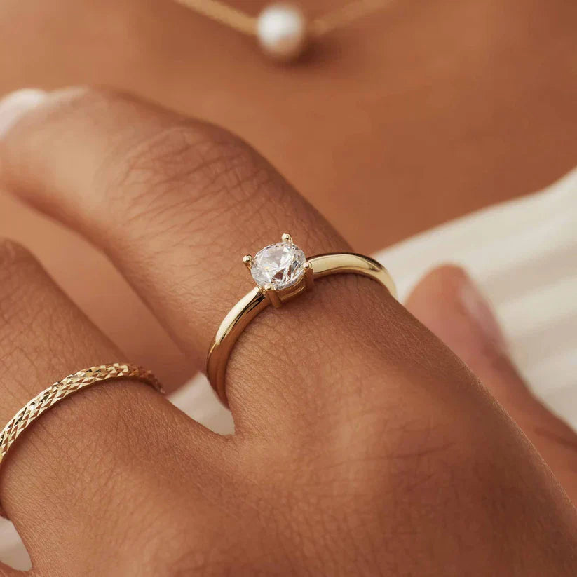 Anillo Mira Castelle | Dorado