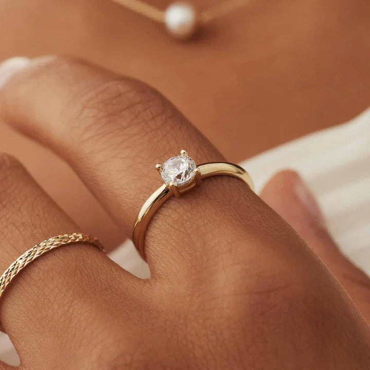 Anillo Mira Castelle | Dorado