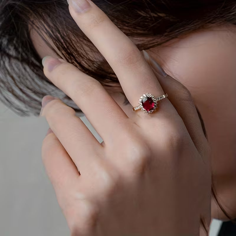 Anillo Empress Red | Oro