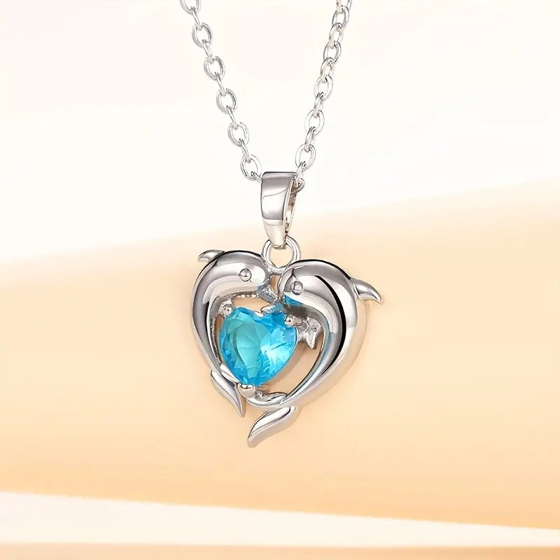 Collar gemelos Oceanheart | Oro blanco
