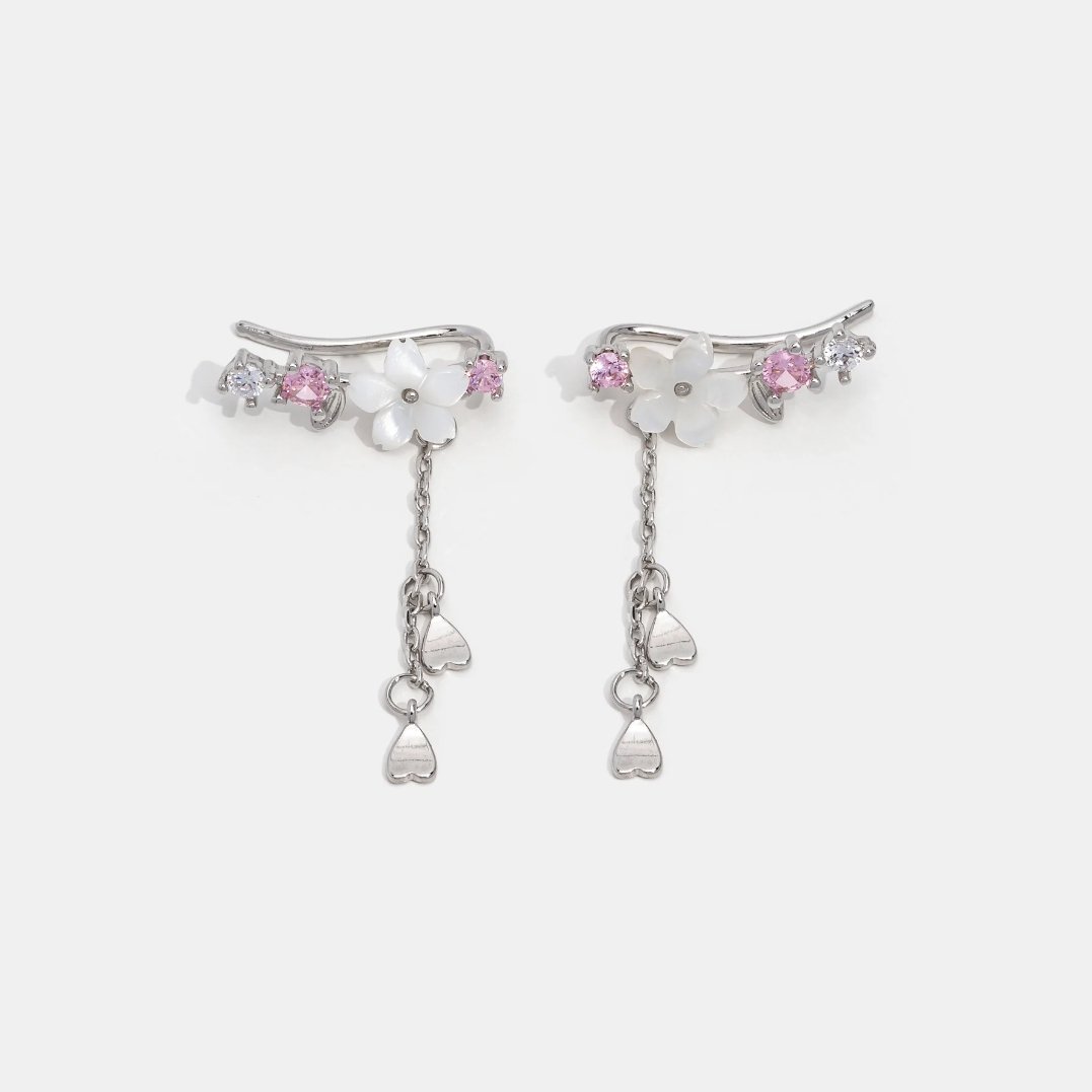 Pendientes de flor de cerezo