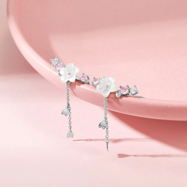 Pendientes de flor de cerezo