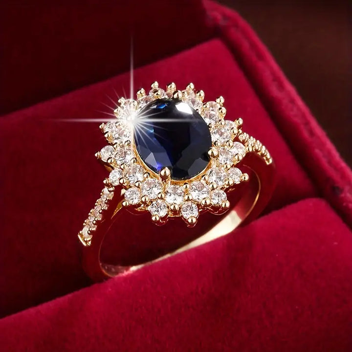 Anillo Vionne Saphirae | Oro blanco