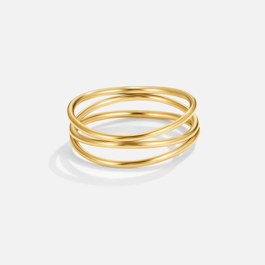Infinity Loop - Pendiente de oro