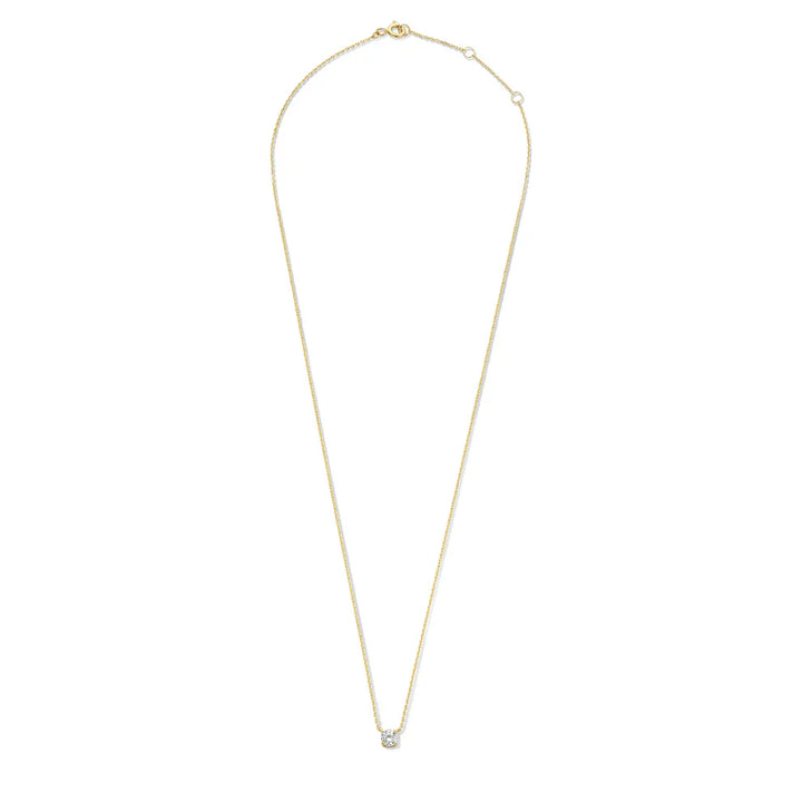 Collar de Piedra de Moisanita Cléa | Dorado