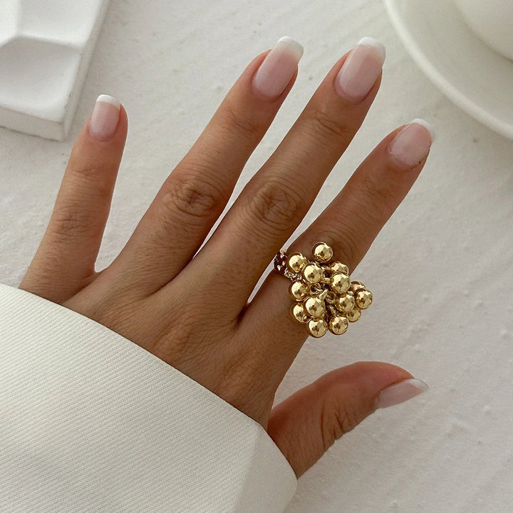 Anillo Boho con Perlas incrustadas