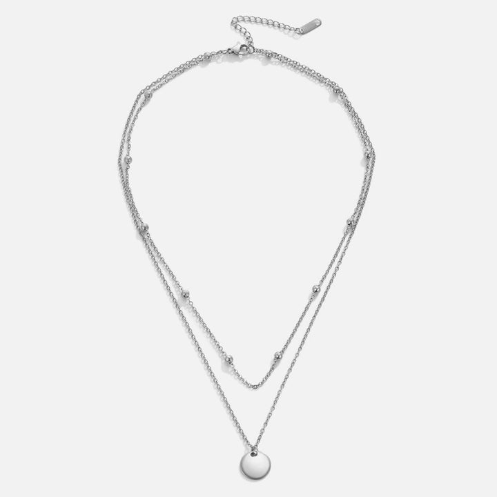 Collar estratificado de plata