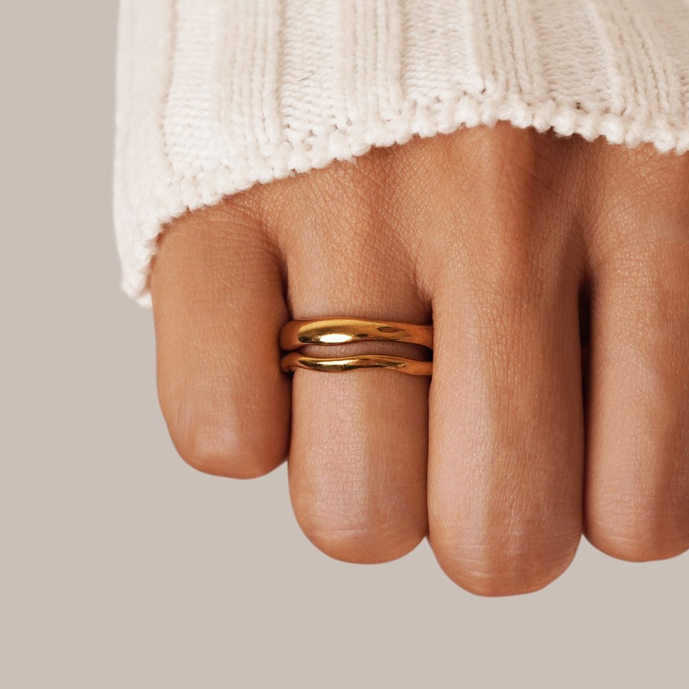 Set de anillos de ondas