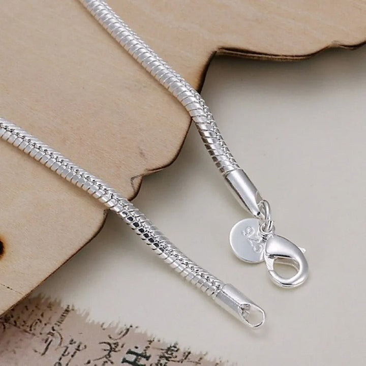 Pulsera sencilla de plata 925 con soporte para vela