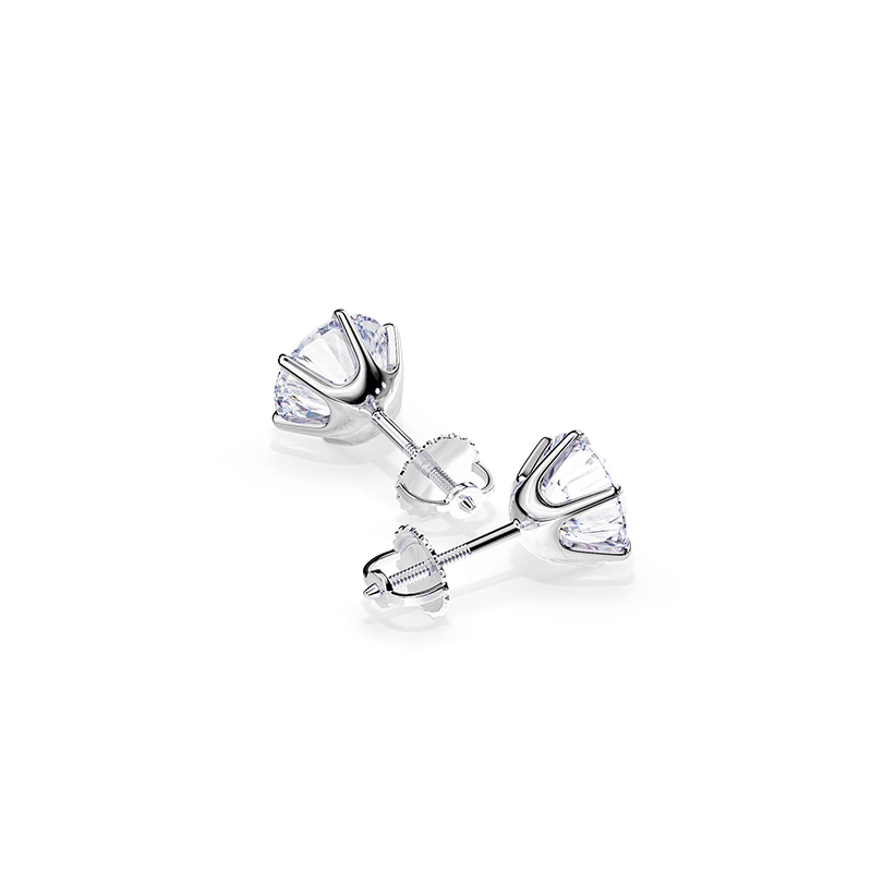 Pendientes Tera | Oro blanco