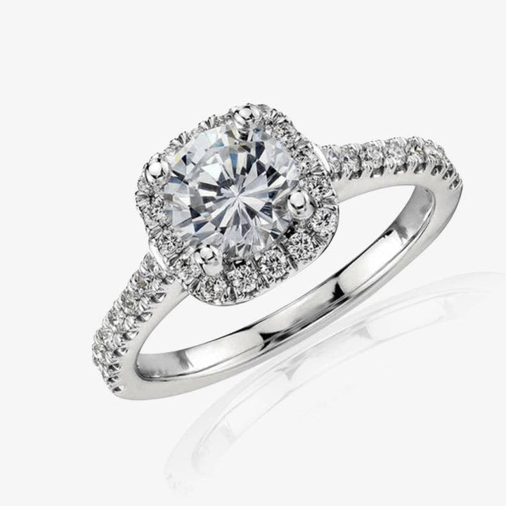 Anillo de banda brillante Oleana