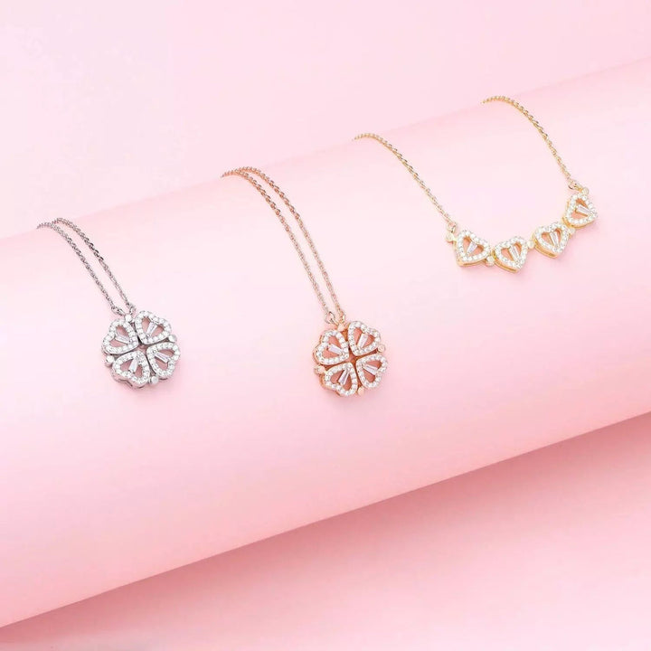 Collar con Corazón de Cristal